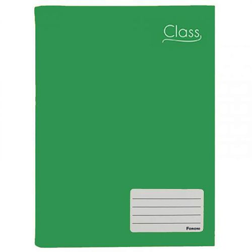 Caderno Class Verde Brochurao 96 Folhas - Foroni