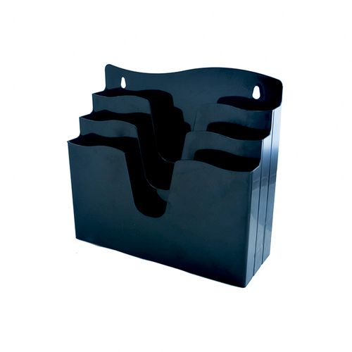Organizador de Documentos Triplo Dellocolor Preto