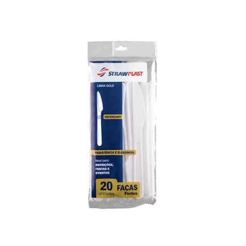 Faca Master Cristal Strawplast Pc20