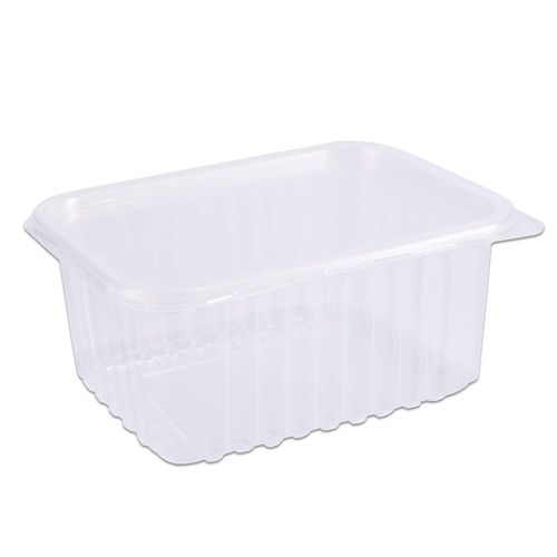 Pote Com Tampa Retangular 1500ml Pacote Com 10 Un - Prafesta