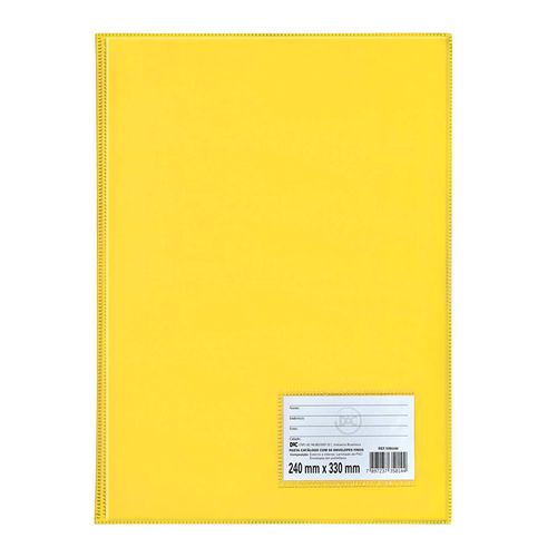 Pasta Catalogo C/50 Env Finos Amarelo Dac