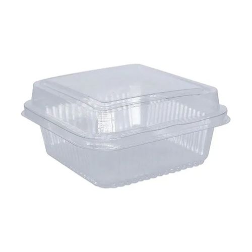 Porta Alimentos G-650 Sf Um Doce Quadrado Cristal C/10 Unidades - Galvanotek
