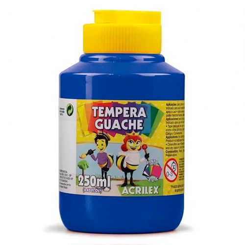 Tinta Guache Azul Turquesa 250ml - Acrilex