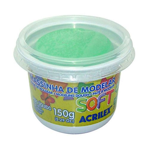 Massinha de Modelar Soft 150g Verde - Acrilex