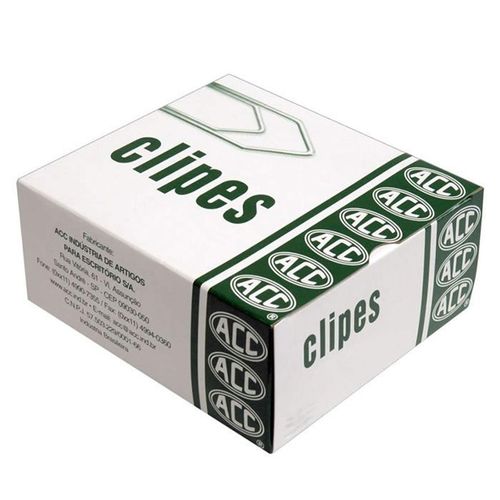 Clipes N1 Niquelado C/100 - Acc