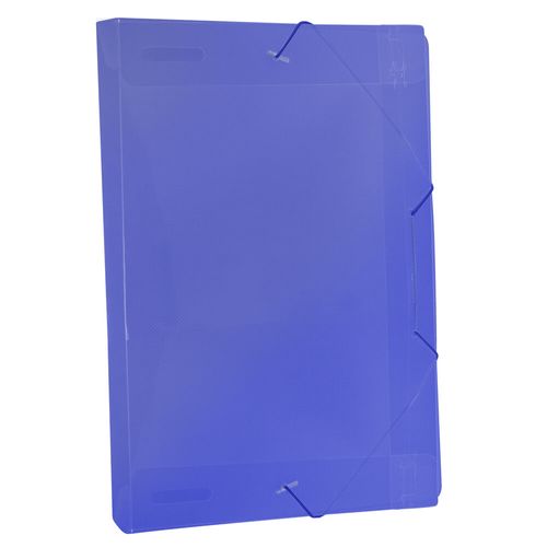 Pasta Aba Com Elastico Economica Lombo Azul 3 Centimetros Dac