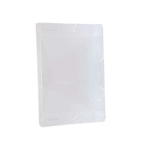 Pasta Aba Com Elastico Economica Lombo Transparente 3 Centimetros Dac