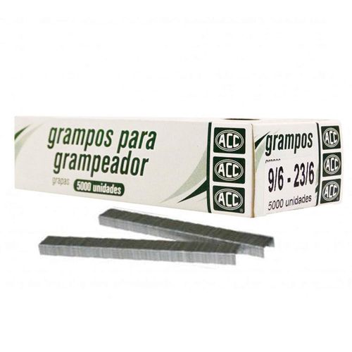 Grampo 9/6-23/6 Galvanizado C/1000 - 10 a 30f - Acc