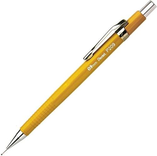 Lapiseira P209 0,9mm Amarelo Blister Pentel