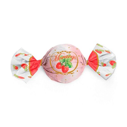 Embalagem Aluminio Para Trufa Sabor Morango 15x16 - Pacote Com 100 Un - Cromus