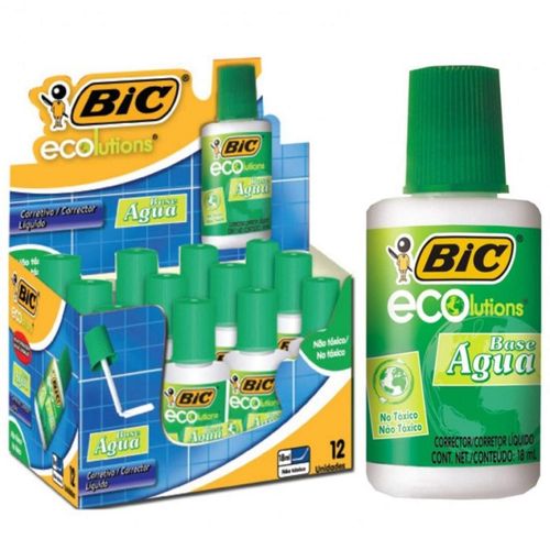 Corretivo Liquido 18ml Agua Eco Blister - Bic