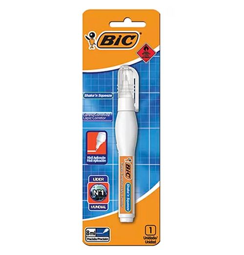 Corretivo Caneta Shake Squeeze Bic Blister