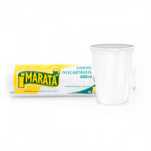 Copo Plast 400ml Marata Pc50