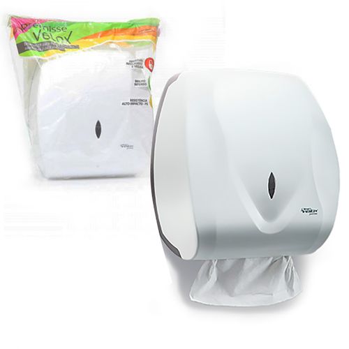 Dispenser Para Papel Toalha Interfolheada Branco Premisse