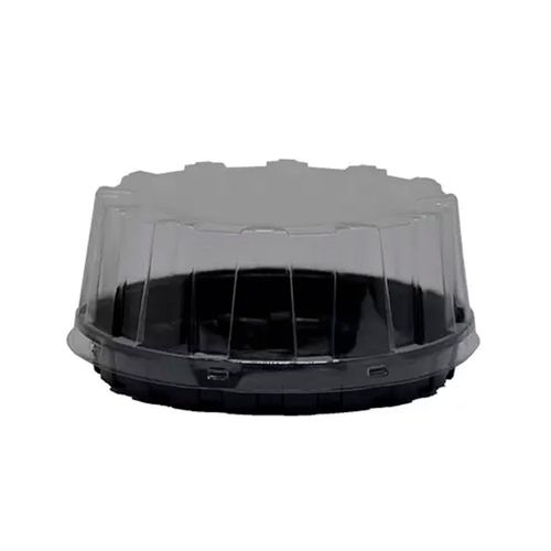 Porta Alimentos G-32a Torta Mini 750g Preta Galvanotek