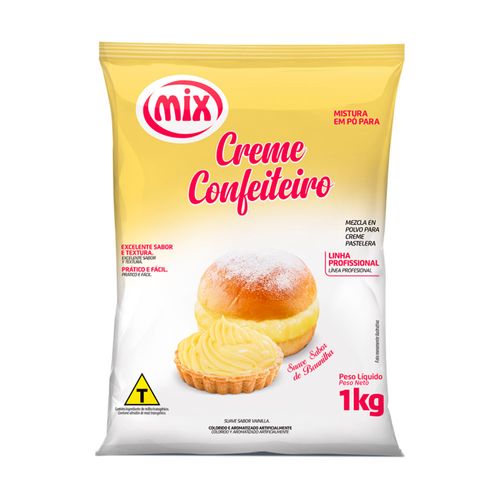 Creme de Confeiteiro Neutro Mix 1kg