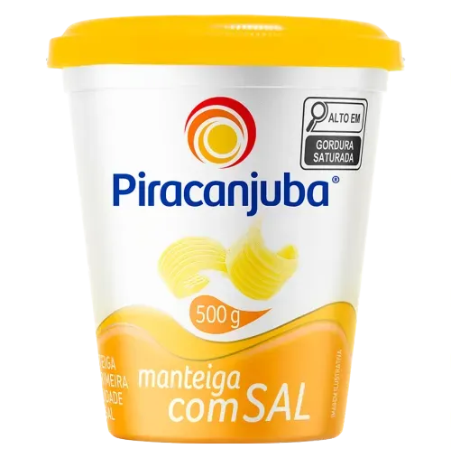 Manteiga Com Sal Piracanjuba 500g