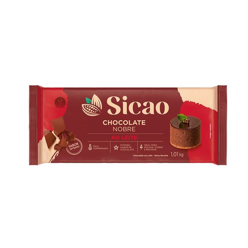 Chocolate Em Barra Ao Leite Sicao Gold 1,01kg