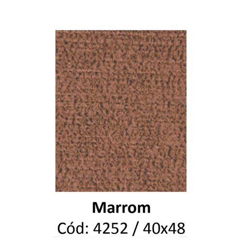 Emborrachado Eva 40x48 Atoalhado Marrom - Leo  Leo
