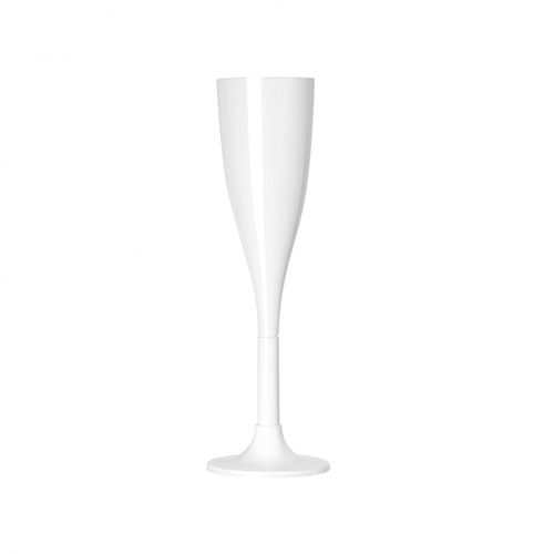 Taca Champagne 120ml Branca Strawplast Pc4