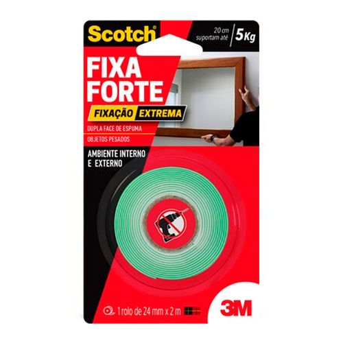 Fita Fixa Forte Extreme 24mmx2mt - 3m