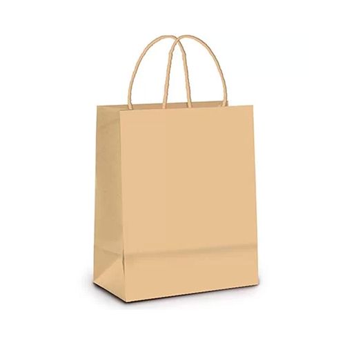 Sacola Papel Gg 39x32x16cm Kraft Pardo - Cromus - Pacote 10 Unidades