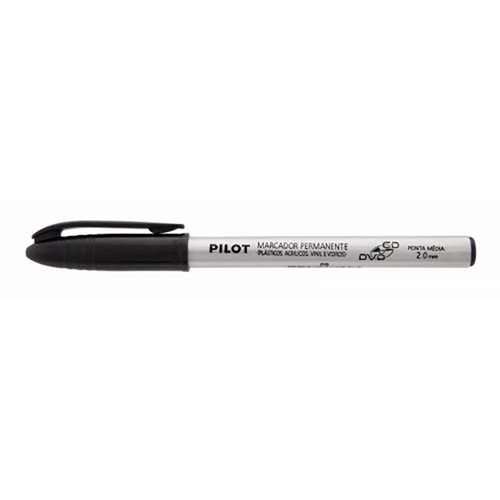 Pincel Marcador Permanente Cd/dvd 2.0 Preto Pilot Blister