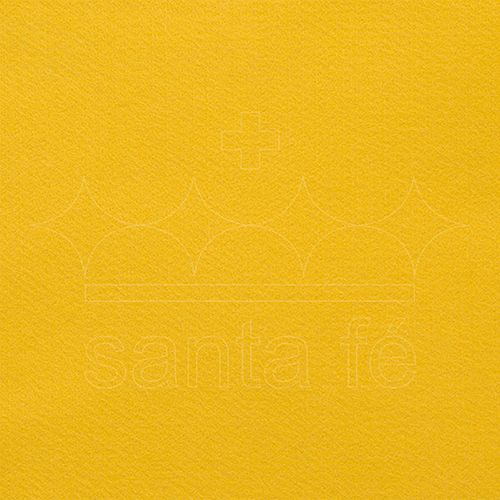Feltro Liso Cor Amarelo Canario Tamanho 50x70 180g Santa Fe