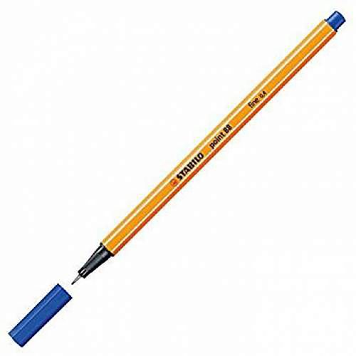 Caneta Point 88 Azul Escuro Stabilo Blister