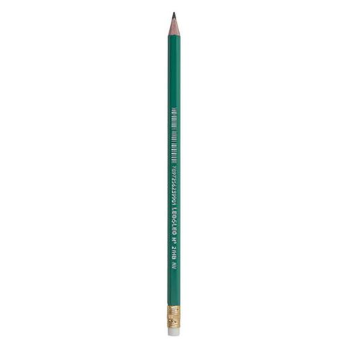 Lapis Verde Sextavado C/ Borracha - Leoleo