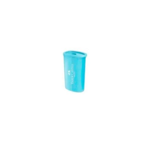 Apontador C/ Deposito Triangular Bl Faber Castell Azul