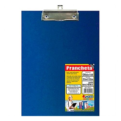 Prancheta A4 /oficio Azul Royal - Chies