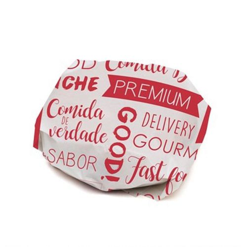 Papel Manteiga Delivery 35x25 Cromus - C/ 100 Unidades