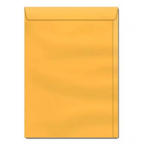 Envelope de Papel Tipo Saco Kraft Ouro 26x36 C/100 Unidades - Foroni