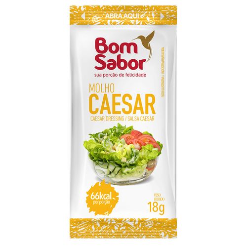 Molho Caeser Sache 10g Bom Sabor C/208 Saches