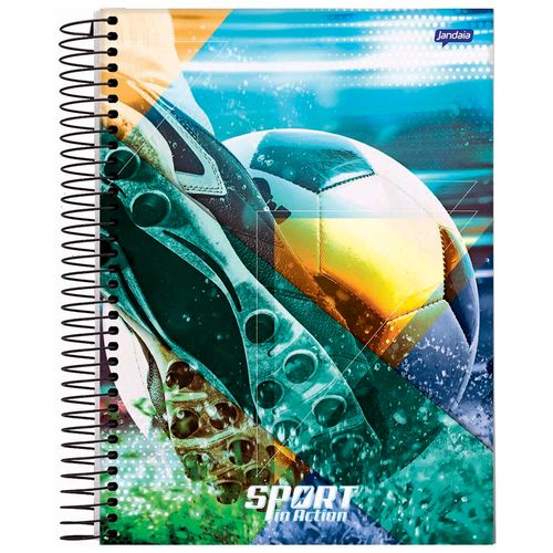 Caderno Universitario Sport Capa Dura 12 Materias C/192 Folhas - Jandaia