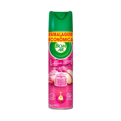 Purificador Ambiente Bom Ar Aero Alegria Embalagem Economica 360ml