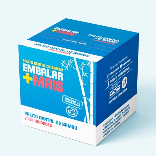 Palito de Dente Sache C/2000 - Embalar Mais