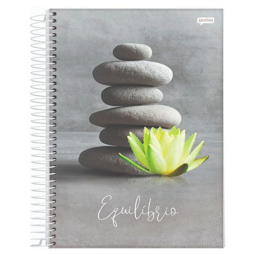 Caderno Universitario 1 Materia Capa Dura 80 Folhas Paz - Jandaia