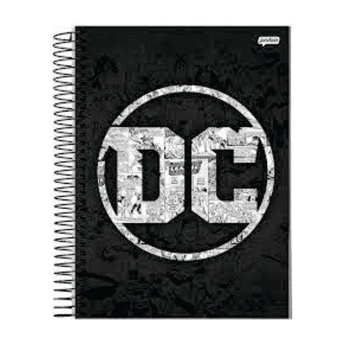 Caderno Universitario 10 Materias Capa Dura 160fl Dc Comics Jandaia
