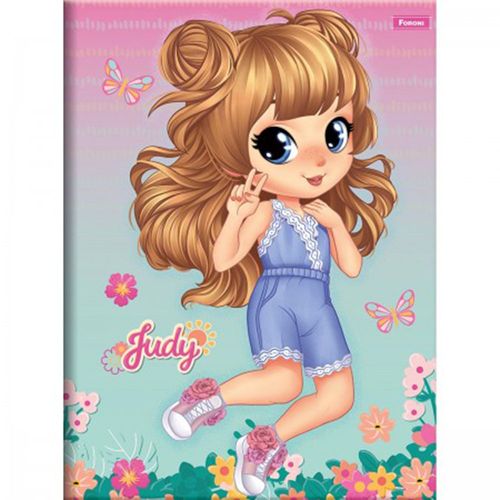 Caderno Brochurao Capadura 80 Folhas Judy - Foroni