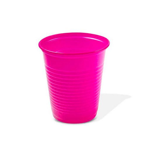 Copo Plastico 200ml Biodegradavel Trik Pink C/50 Un