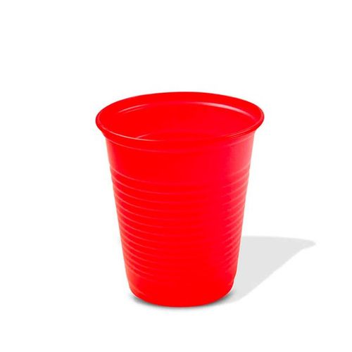 Copo Plastico 200ml Biodegradavel Trik Vermelho C/50