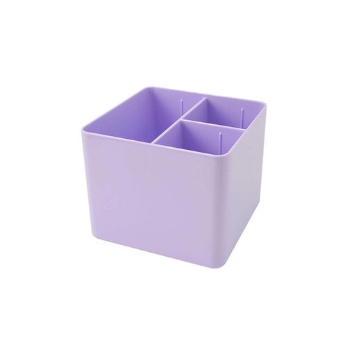 Porta Objetos Lilas Pastel Com 3 Divisorias - Dello