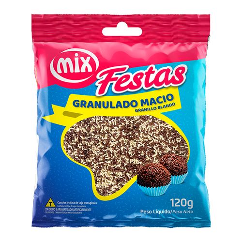 Confeito Granulado Macio Mesclado 120g-mix