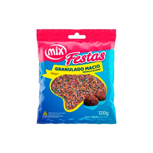 Confeito Granulado Macio Misto Mix 120g