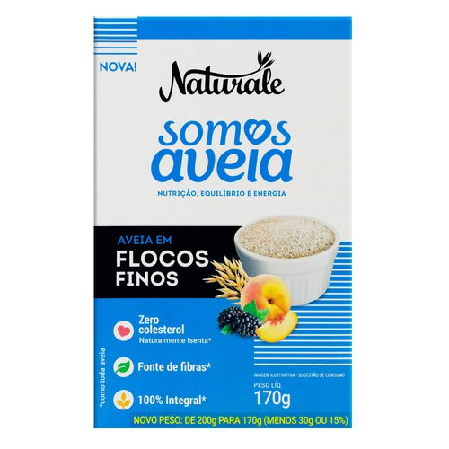 Aveia Em Flocos Finos 170g - Naturale