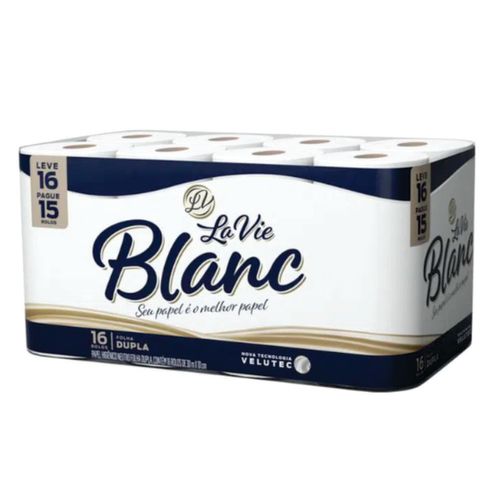 Papel Higienico La Vie Blanc Neutro Lv16pg15