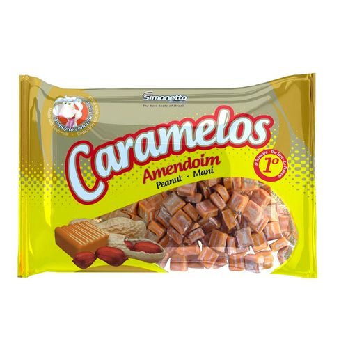 Caramelo Sab Amendoim/pacoca Simonetto 500g