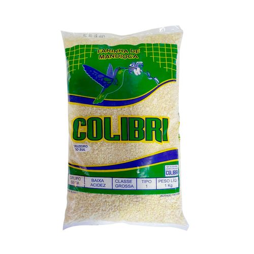 Farinha de Mandioca Branca Cruzeiro do Sul 1kg - Colibri